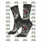 KNUCK - Motorcycle Skull Crew Socks