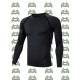 KNUCK- Active High Stretch Crew Neck Long Sleeve Slim