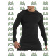 KNUCK- Active High Stretch Crew Neck Long Sleeve Slim