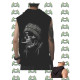 KNUCK - Tank Top Hooded - Black Casual Summer Sleeveless Shirt, Loose Fit for Casual Attire