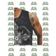 KNUCK - Tank Top  - Black Casual Summer Sleeveless Shirt, Loose Fit for Casual Attire